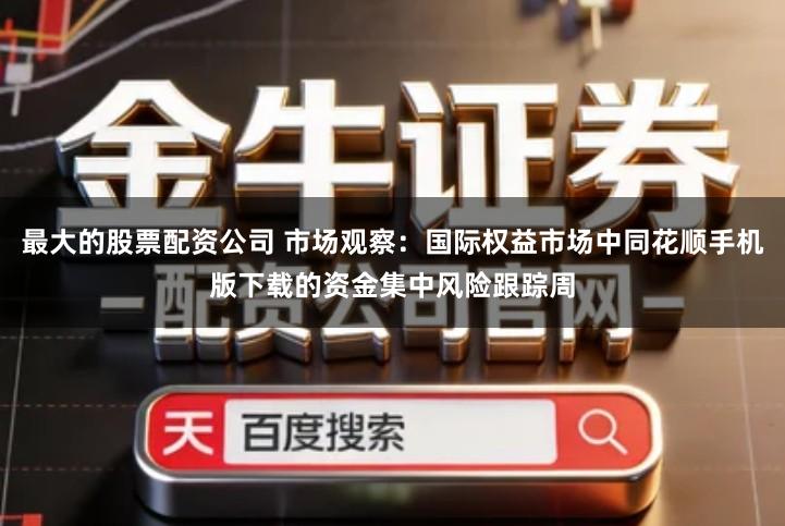 最大的股票配资公司 市场观察：国际权益市场中同花顺手机版下载的资金集中风险跟踪周