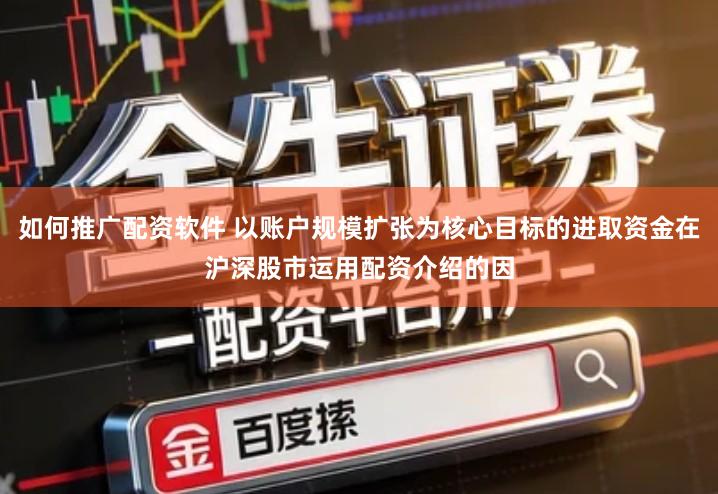 如何推广配资软件 以账户规模扩张为核心目标的进取资金在沪深股市运用配资介绍的因