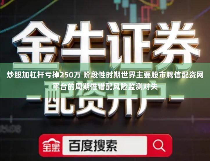 炒股加杠杆亏掉250万 阶段性时期世界主要股市腾信配资网平台的周期性错配风险监测对失